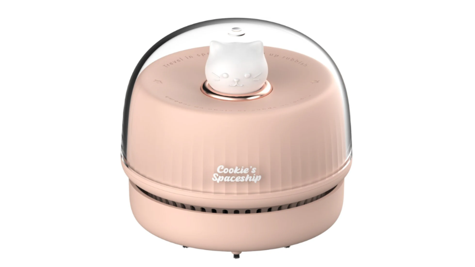 Multitasky Kitty Desktop Vacuum Cleaner Blush Pink