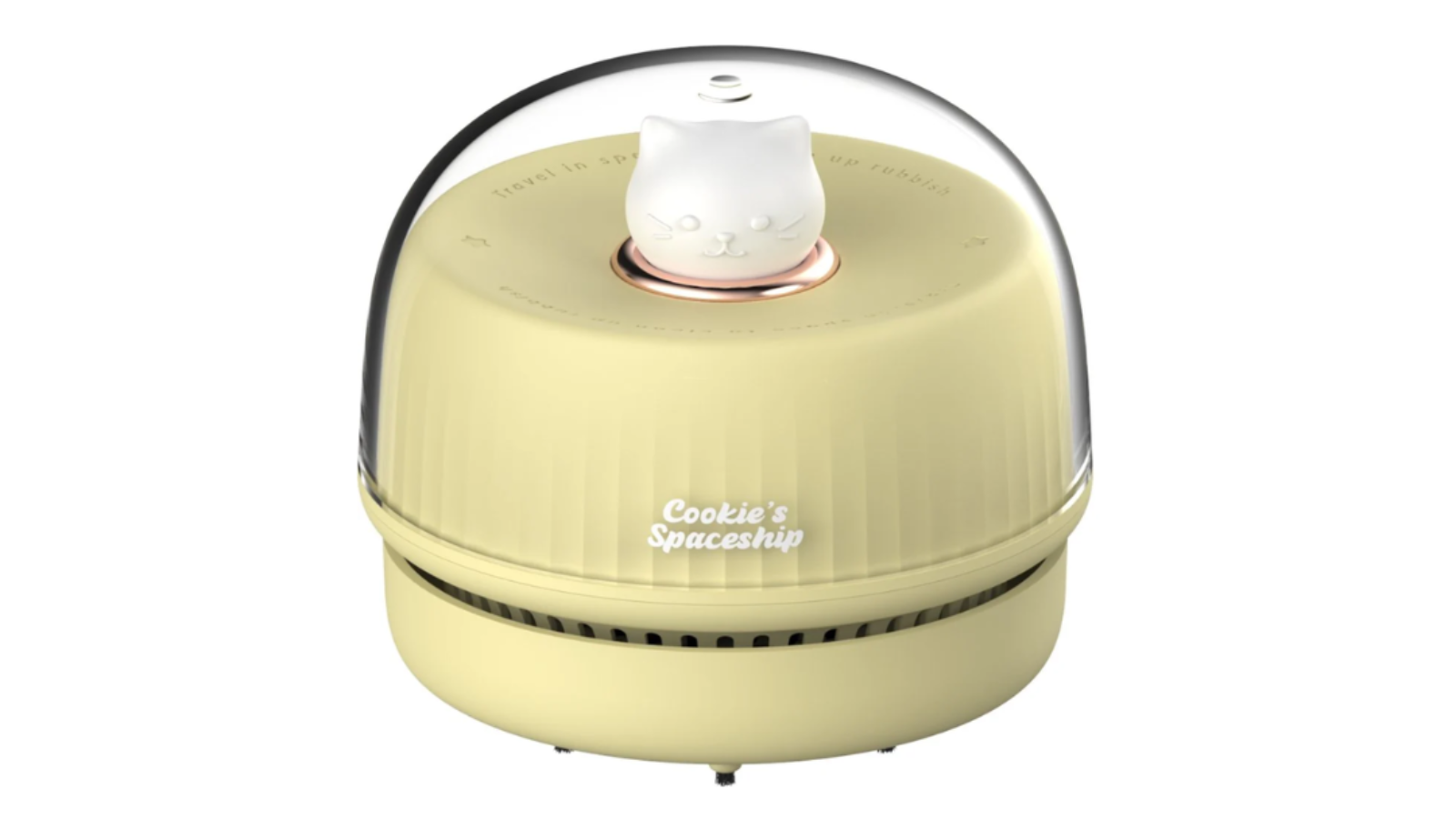 Multitasky Kitty Desktop Vacuum Cleaner Sunshine Yellow