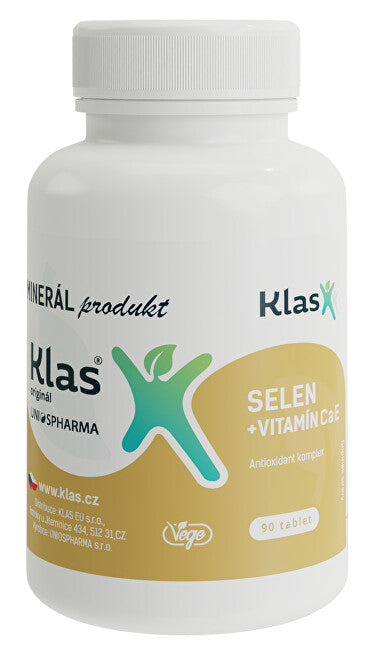 Klas SELEN + C- och E-vitamin 90 tabletter