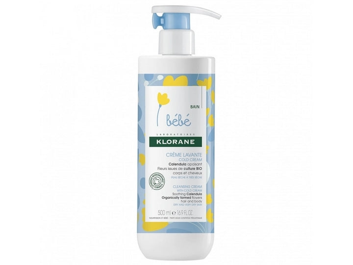 Klorane Babybadevaskecreme Koldcreme 500ml