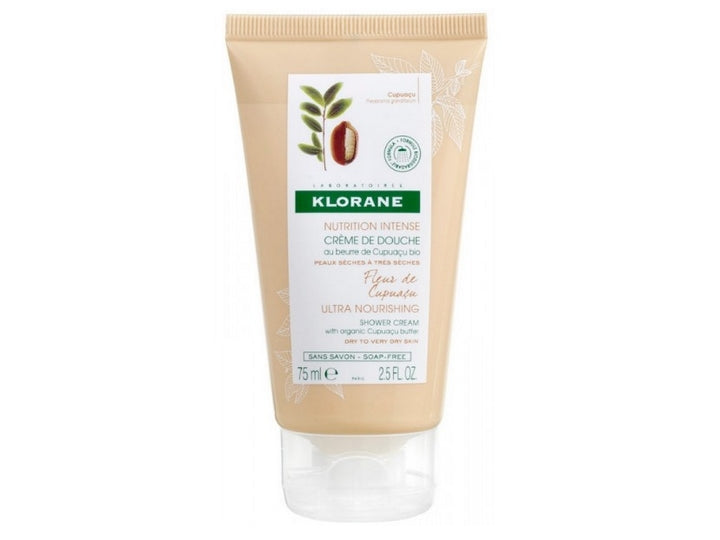 Klorane Cupuaçu Nutriție intensă cupuaçu 75 ml format de călătorie cremă de duș cu duș