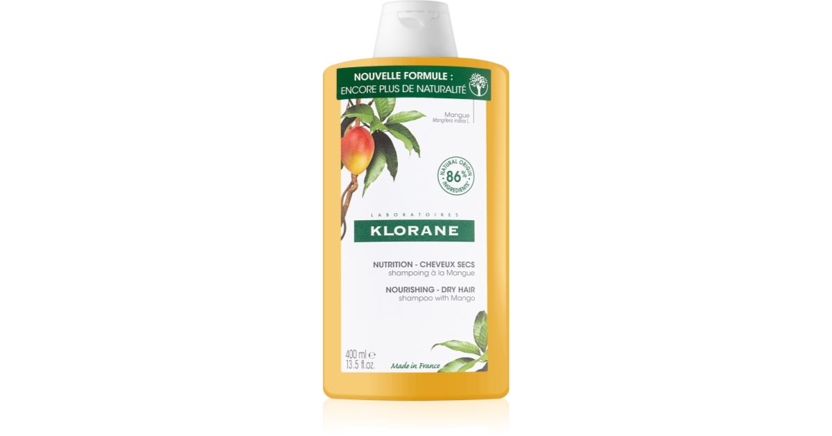 Klorane Șampon nutritiv cu unt de mango 400 ml