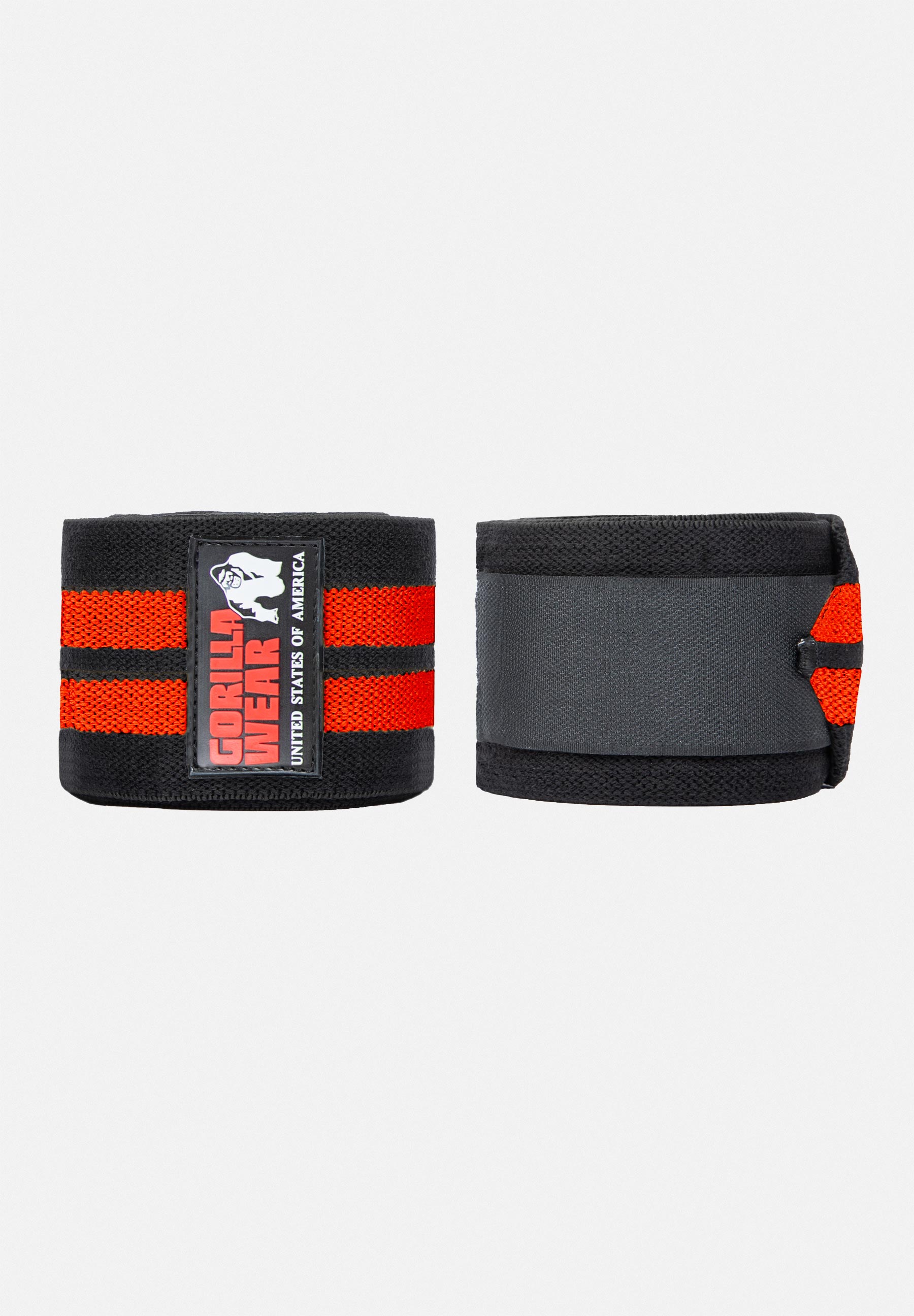 Knee Wraps - Black-Red - 200CM