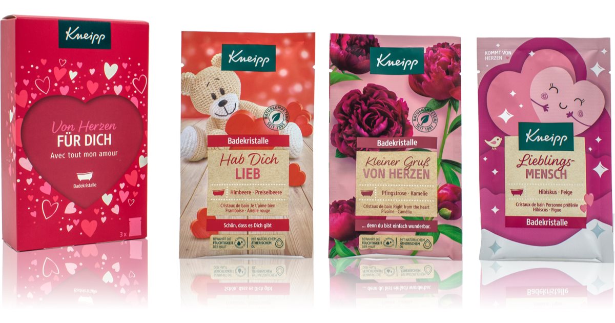 Kneipp För dig badsalt presentförpackning 3×60 g