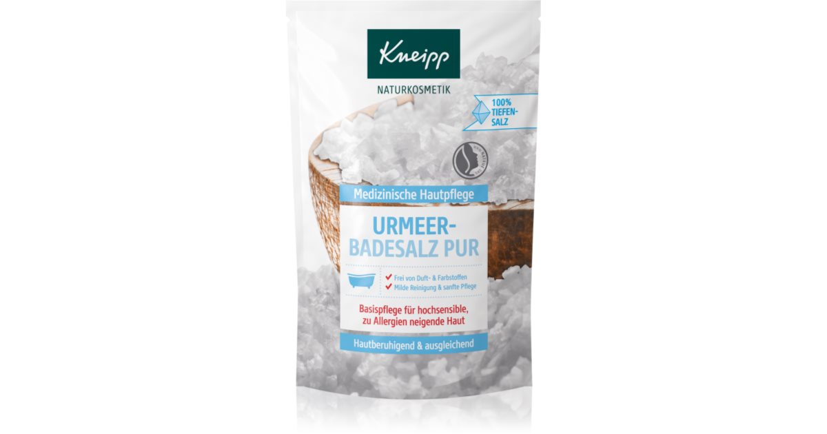Kneipp Sensitive Derm Primeval Sea Bath Salt for svært sensitiv hud utsatt for allergi - 500g