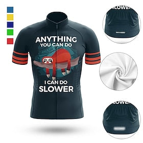 21Grams Homens Camisa para Ciclismo Manga Curta Moto Blusas com 3 bolsos traseiros Ciclismo de Montanha Ciclismo de Estrada Respirável Pavio Humido Secagem Ráp
