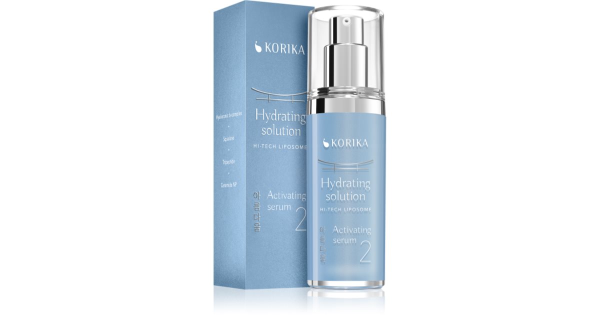 KORIKA HI-TECH LIPOSOME Återfuktande lösning Aktiverande intensivt återfuktande serum 30 ml
