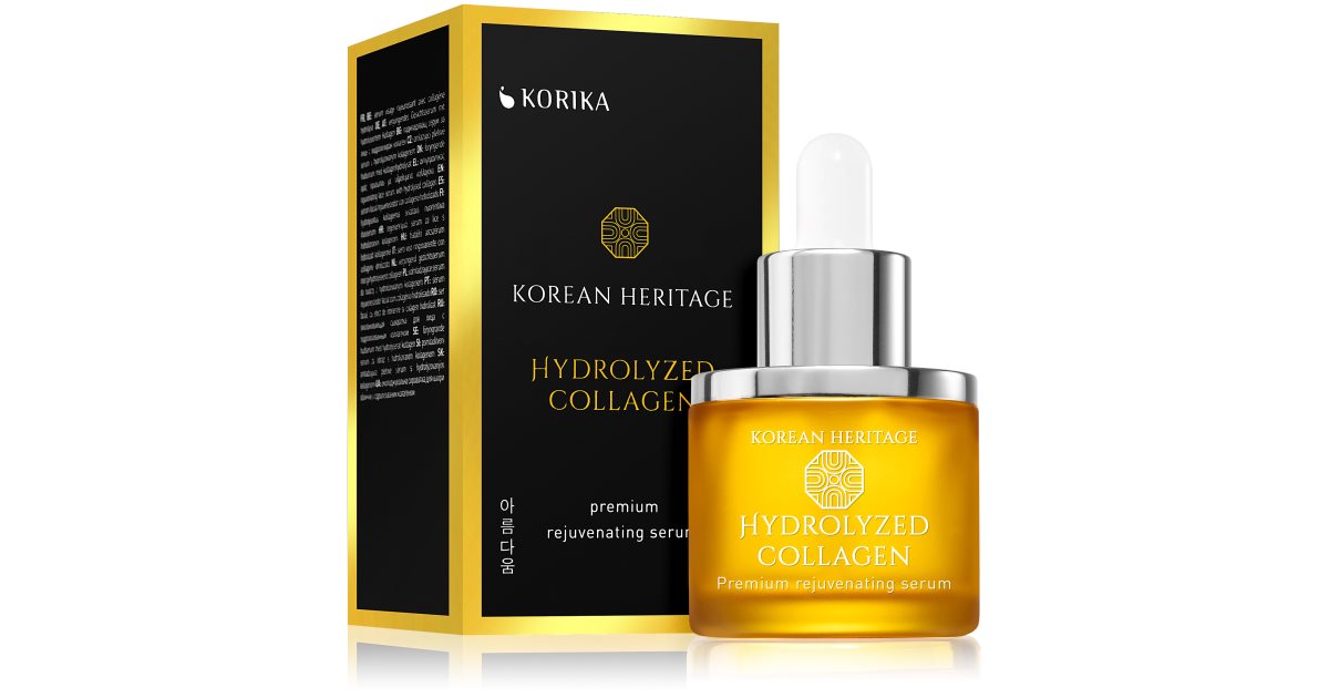 KORIKA Korean Heritage Premium Rejuvenating Facial Serum med Hydrolyserat kollagen 30 ml