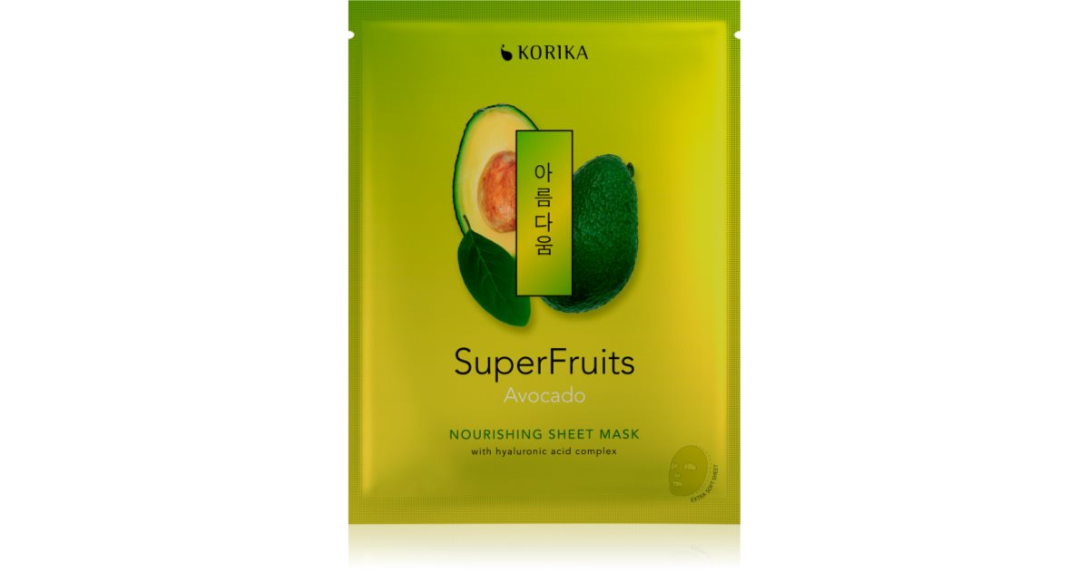 KORIKA SuperFruits Nourishing Face Mask i avokadotyg 25 g