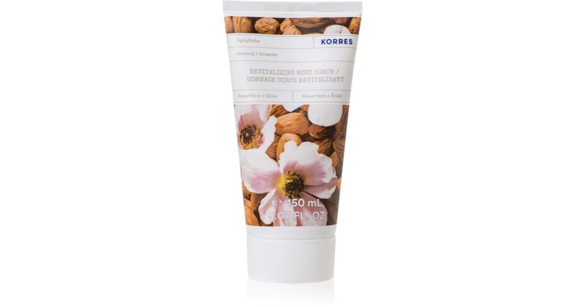 Korres gommage régénérant à l'huile d'amande 150 ml
