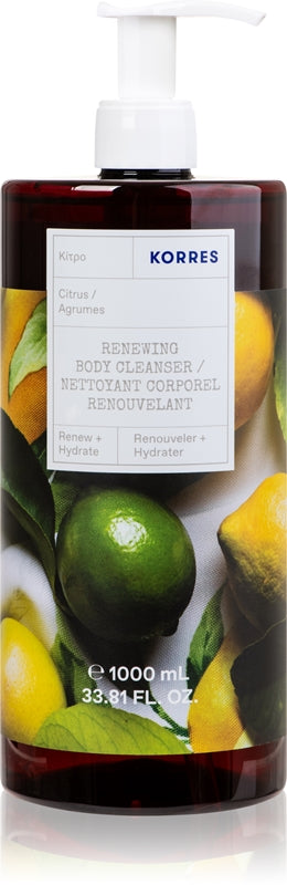 Korres Sitrus revitaliserende dusjgelé 1000 ml