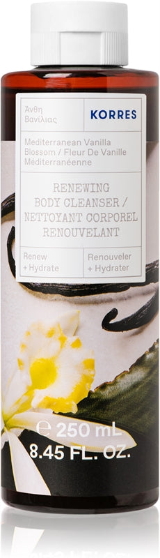 Korres Medelhavsvaniljblomma energigivande duschgel 250 ml