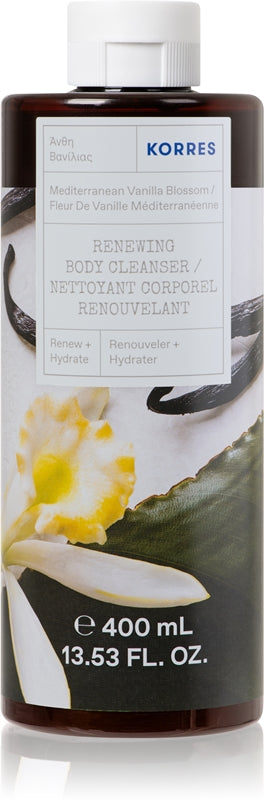 Korres Medelhavsvaniljblomma energigivande duschgel 400 ml