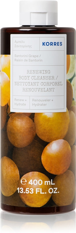 Korres Santorini Grape revitaliserende dusjgelé 400 ml