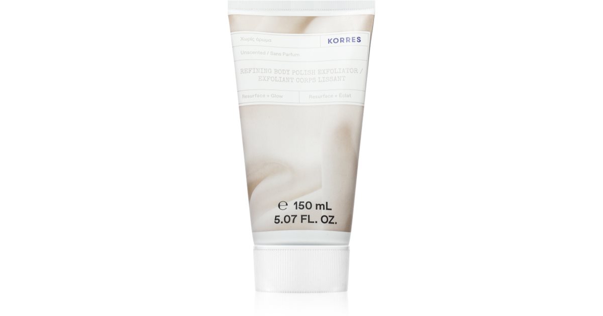 Korres Gommage corporel rafraîchissant sans parfum 150 ml