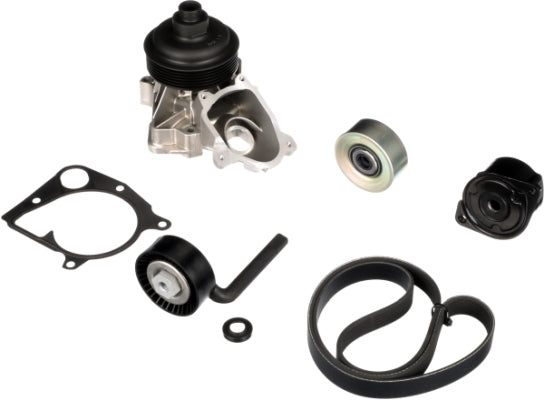 Water Pump + V-Ribbed Belt Set GATES KP16PK2083