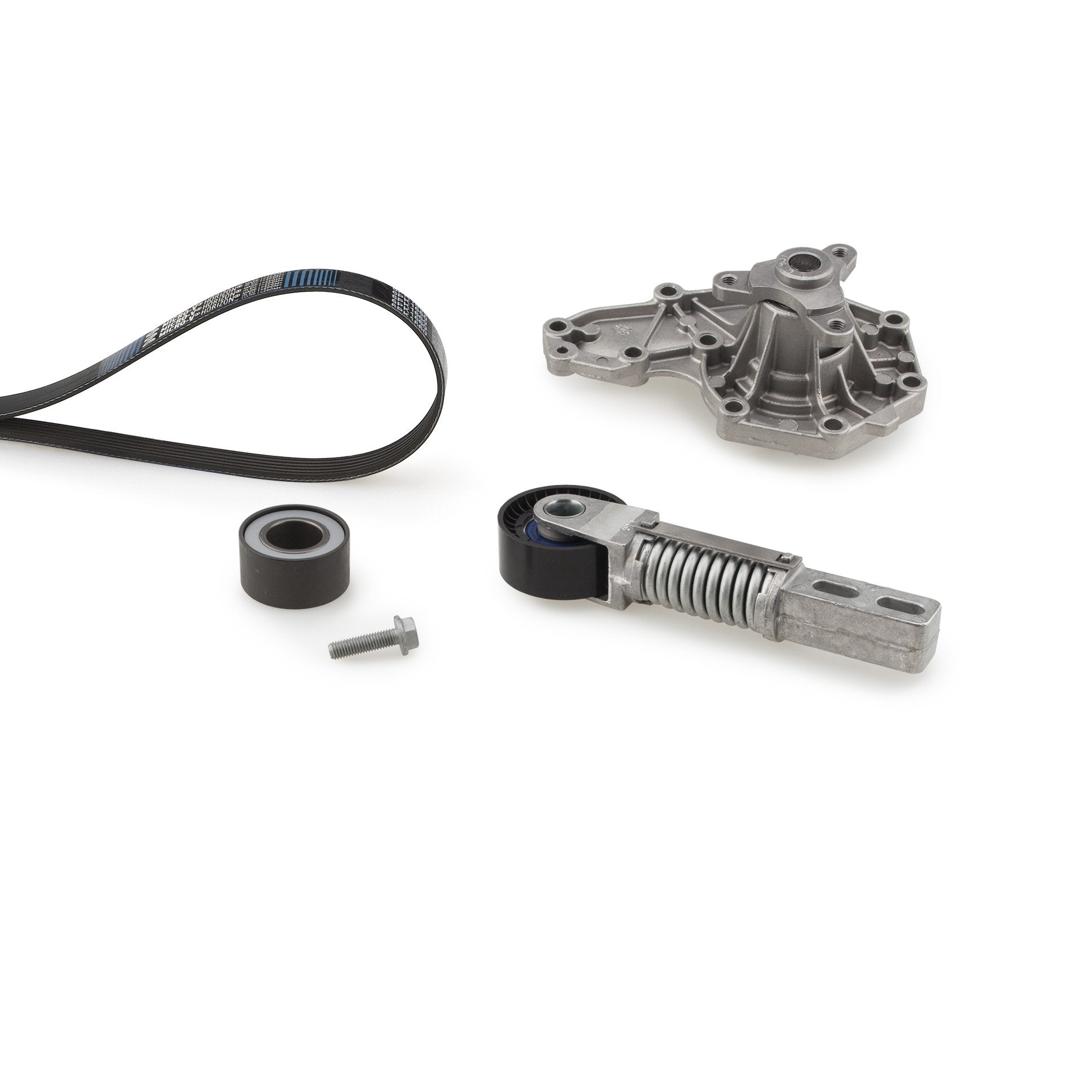 Water Pump + V-Ribbed Belt Set GATES KP26PK1605