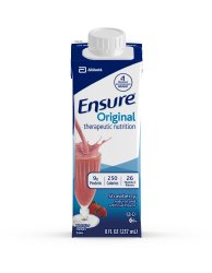 Ensure Original Therapeutic Nutrition Shake - 8oz Carton Strawberry, 1 Each