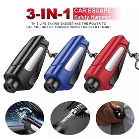 1 PCS Marteau de sécurité automobile Multifonction Solidité Conception haut de gamme Acier inoxydable Plastique Pour SUV Camion Van