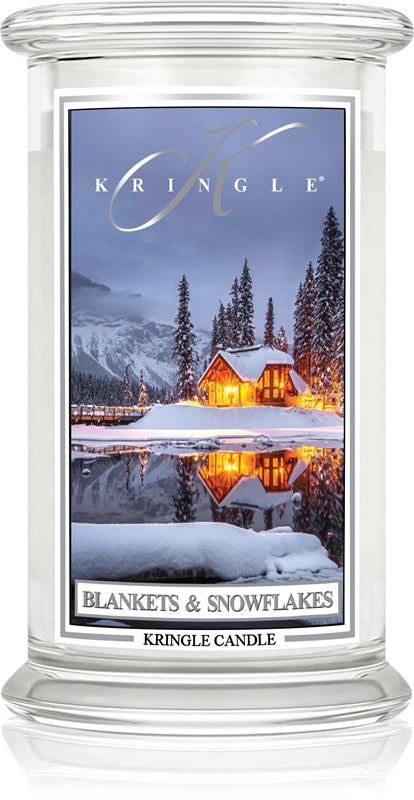 Kringle Candle Świeca zapachowa Blankets & Snowflakes 624g