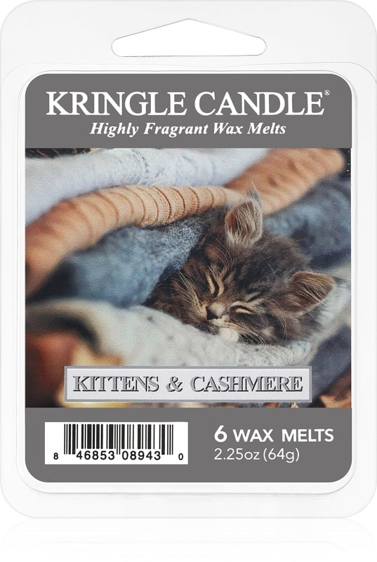 Kringle Candle Lampe à cire Chatons et Cachemire aromatica 64 g