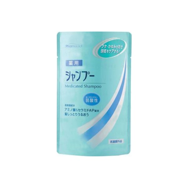 KUMANO COSME - Pharmaact Medicated Shampoo Weak Acidity Refill - 400ML