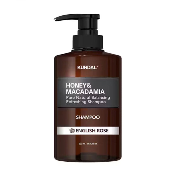 KUNDAL - Honey & Macadamia Nature Shampoo - 500ml - English Rose