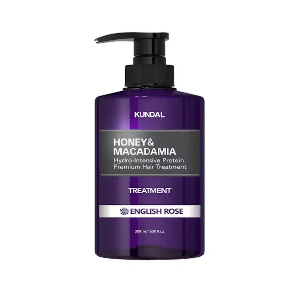 KUNDAL - Honey & Macadamia Protein Hair Treatment - 500ml - English Rose