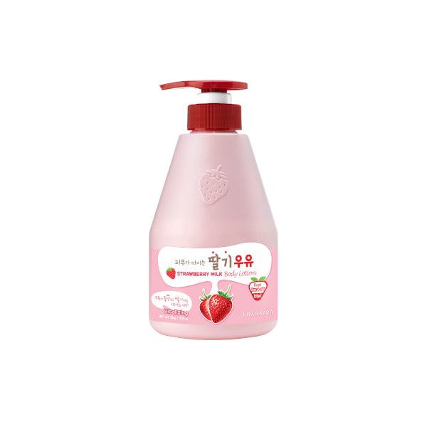 Kwailnara - Milk Body Lotion - 560g - Strawberry