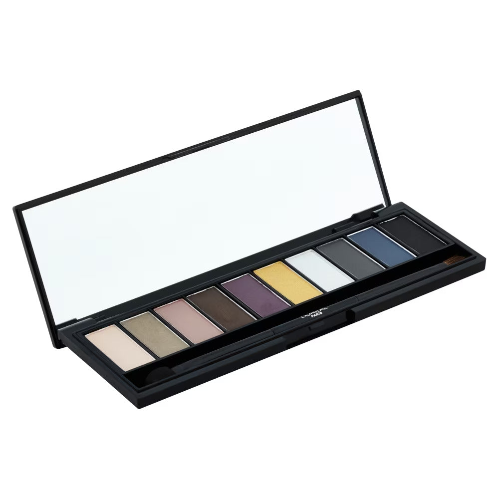 L'Oreal Paris Color Riche Lidschattenpalette, Smokey, 10 Farbtöne, 7 g