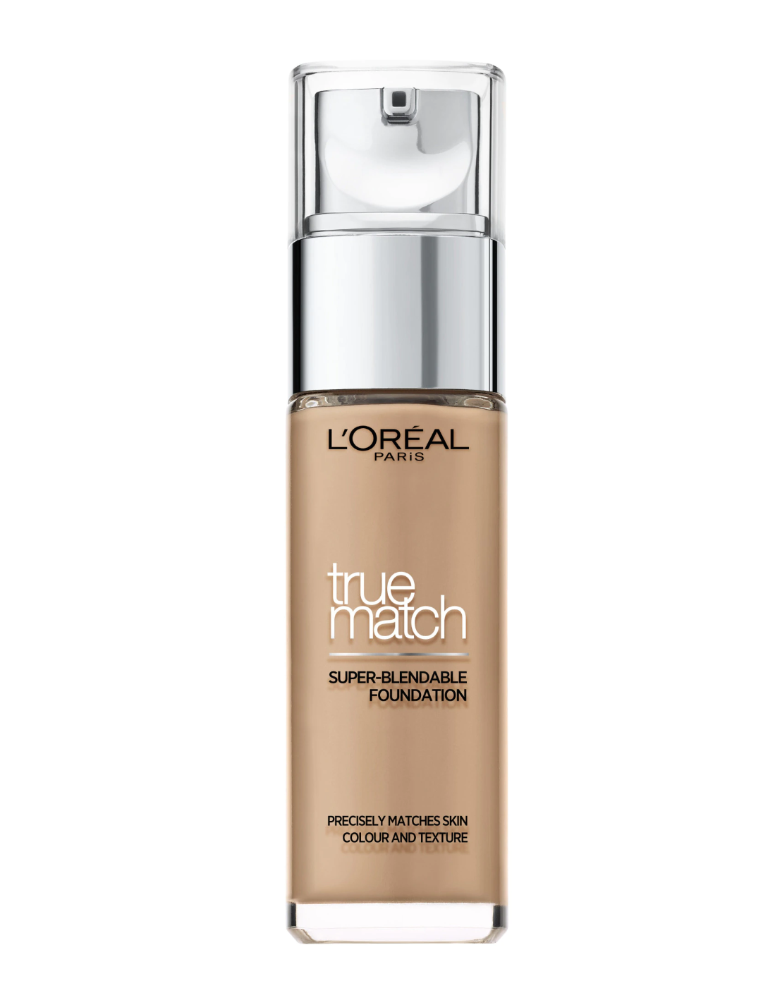 L'Oreal Paris True Match Super-Blendable Hyaluronic Acid Liquid Foundation, 7R-7C, Ambre Rose, SPF 15, 30 ml