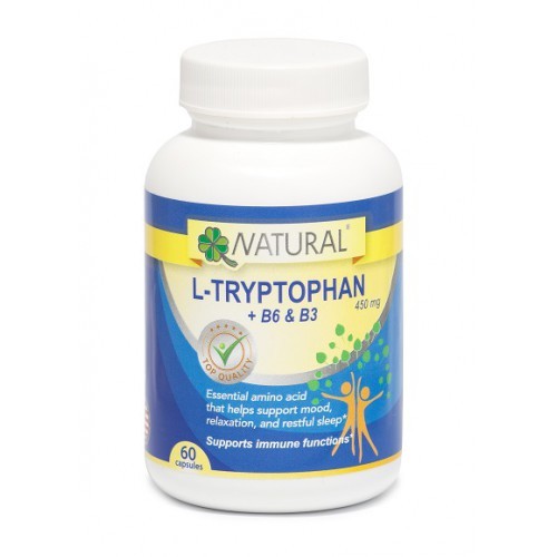 Natural sk L-Tryptophan 450 mg 60 Kapseln