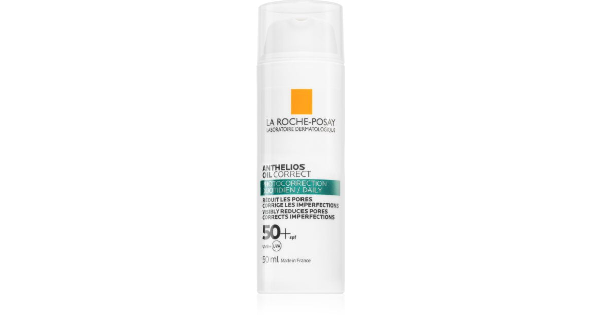 La Roche Posay Anthelios Oil Correct - SPF50+ - Fotokorreksjon - Daily Gel-Cream 50ml