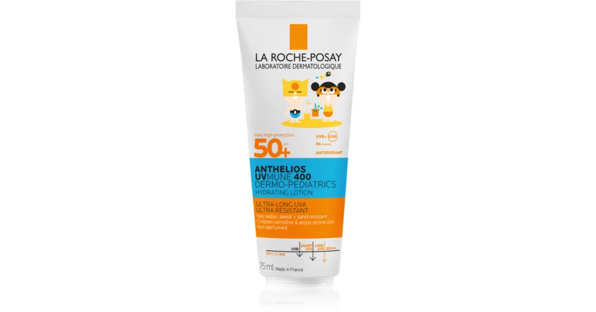 La Roche-Posay Anthelios Leche Solar Infantil SPF50+ Pieles Sensibles Sin Fragancia 75ml