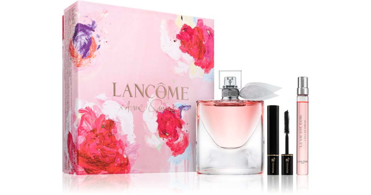 Lancôme La Vie Est Belle gavesæt til kvinder Eau de Parfum 50ml + Eau de Parfum 10ml + Volumizing Mascara 2ml