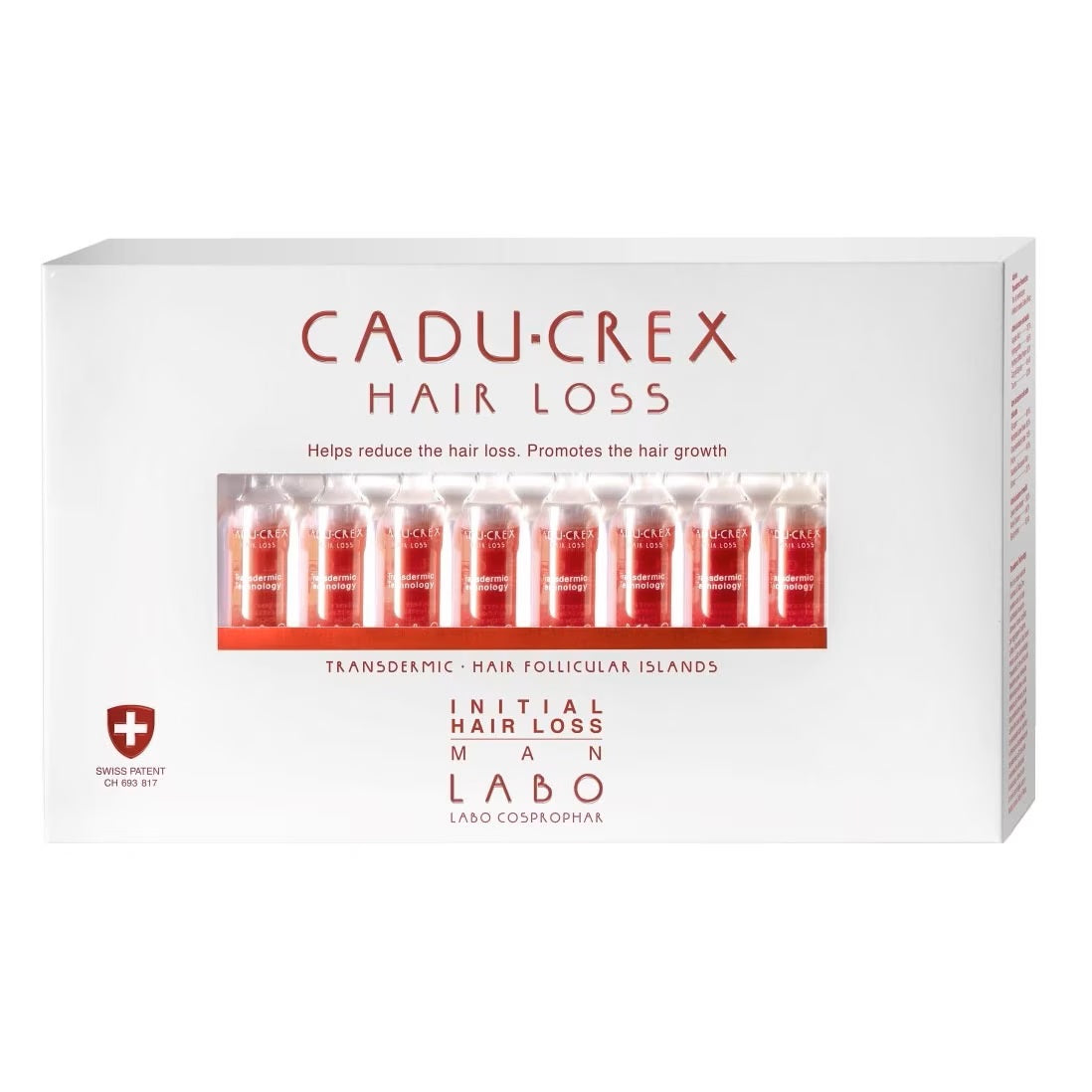 Labo Cadu-Crex Fiolki z serum przeciw wypadaniu włosów Initial Stage Scalp Treatment dla mężczyzn 40 sztuk 3,5 ml
