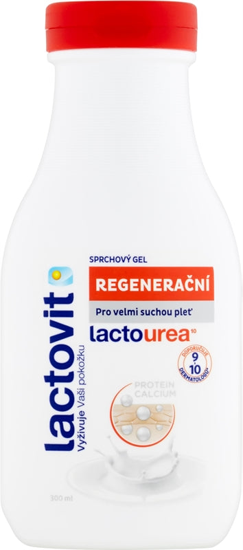 Lactovit Regenererende dusjgelé med melkeproteiner Lactourea - 300ml