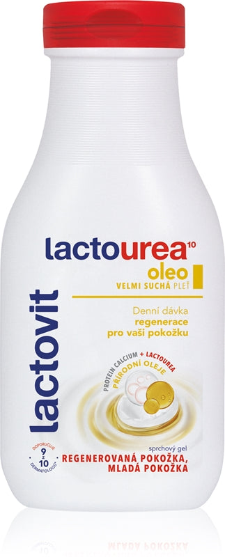 Lactovit LactoUrea Oleo Regenererende dusjgelé for veldig tørr hud - 300ml