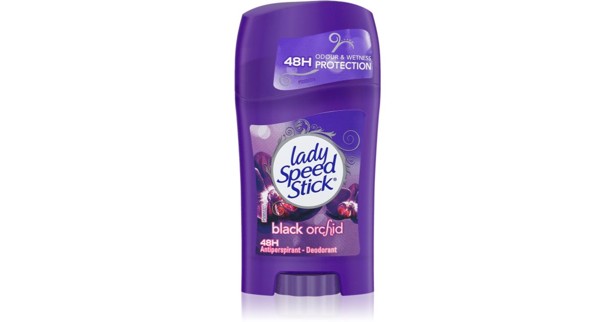 Lady Speed Stick Deodorant solid Black Orhid cu efect de 48 de ore 40g