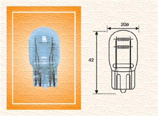 Bulb, tail light MAGNETI MARELLI 002052400000