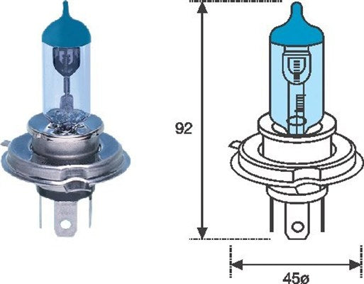 Bulb, spotlight MAGNETI MARELLI 002602100000
