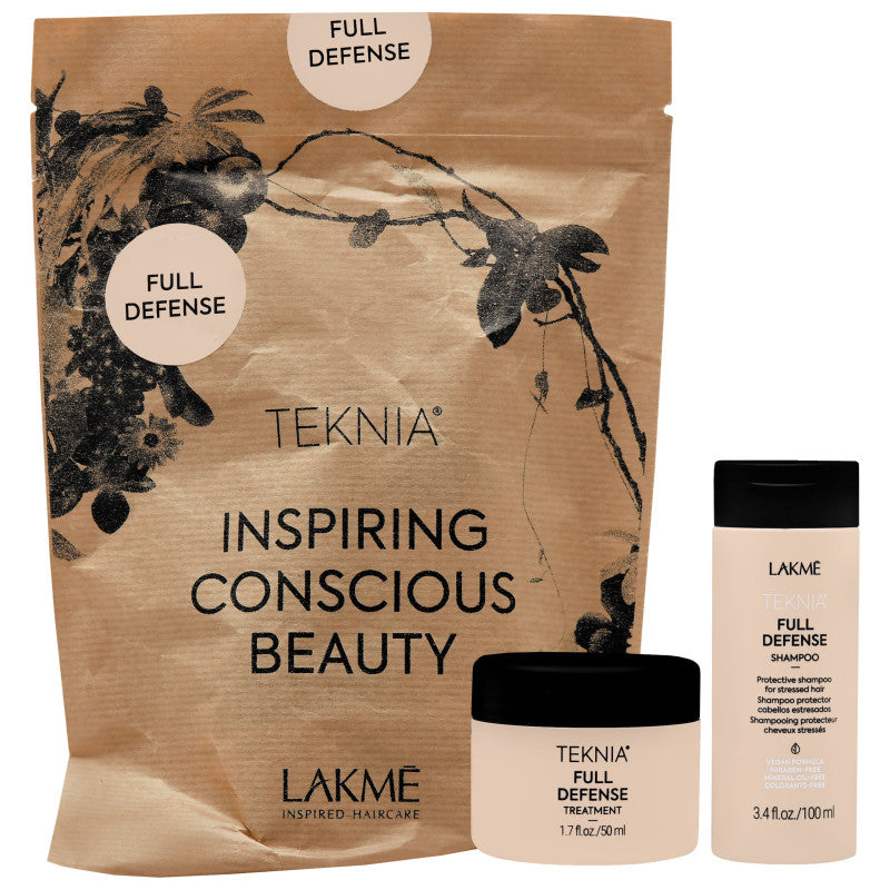 Lakme Teknia Full Defense Pack - regenerating mask hair set 50 ml + shampoo 100 ml