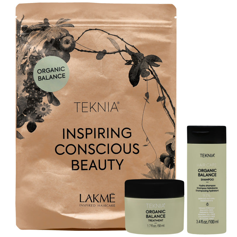 Lakme Teknia Organic Balance Pack - hydrating mask cosmetic set 50 ml + shampoo 100 ml