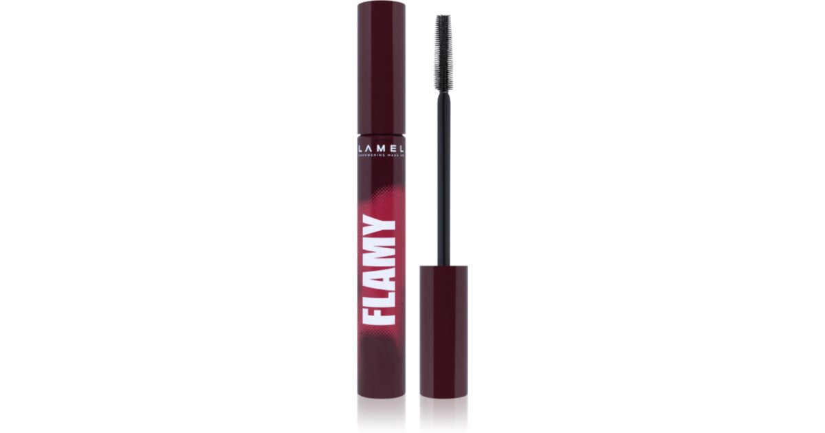 Lamel Flamy Hot Volumizing Mascara Color №401 Burgundy 8 Ml