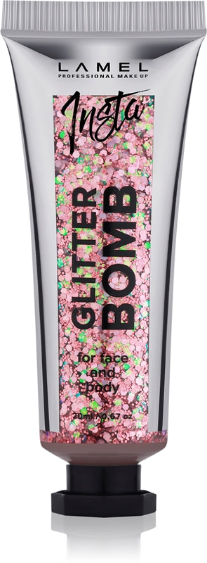 Lamel Insta Glitter Bomb Glitter Para Rostro Y Cuerpo #403 20 Ml