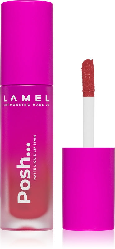 Lamel Posh Stain Long Lasting Matte Liquid Lipstick Color 405 4G