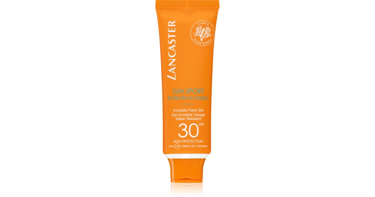 Solar Invisible Facial Gel Lancaster Sports Spf30 50ml