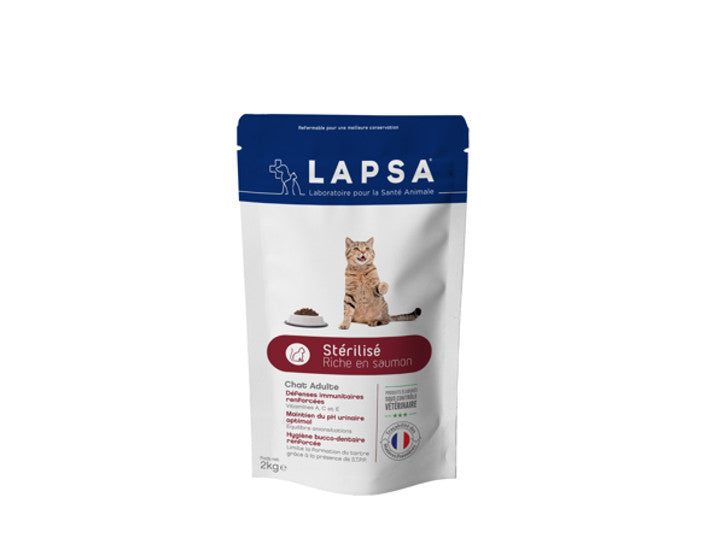 Lapsa Croquettes pour Chat Adulte Stérilisées 2kg