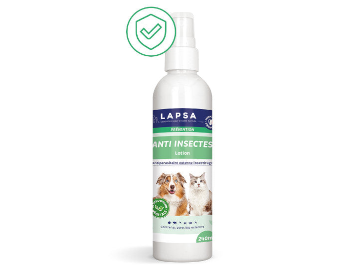 Lapsa Lotion Anti Insectes Chien & Chat 240 ml