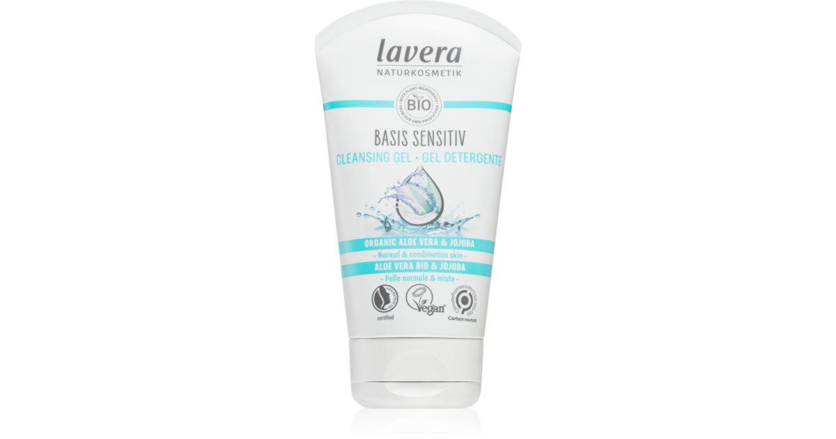Lavera Basis Sensitiv Delikat rensegel for normal og kombinert hud 125 Ml